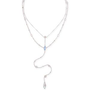Kendra Scott Silver Krista Y Lariat Necklace